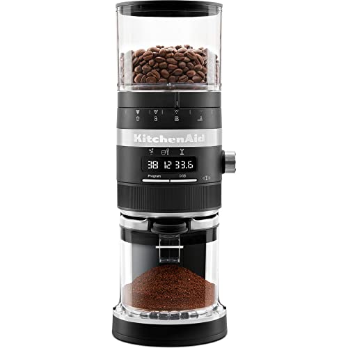 KitchenAid KAFFEEMÜHLE - ARTISAN 5KCG8433 - Matt schwarz - von French Press bis Espresso 5KCG8433EBM