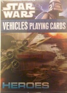 Star Wars Heroes Vehicles Playing Cards by Cartamundi