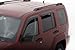 Auto Ventshade [AVS] Outside Mount Rain Guards for 2008 - 2014 Jeep Liberty | Window Vent Visors, 4 pcs. - Smoke | 94964