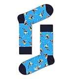 Happy Socks Damen Skiing Socken, Blue, 36-40