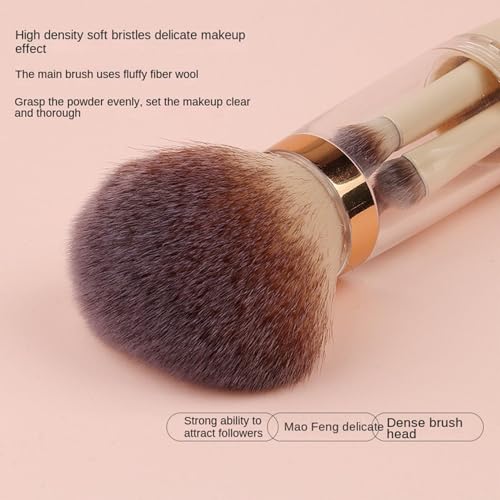 Juego de brochas de maquillaje compactas que soluciona la falta de espacio 7