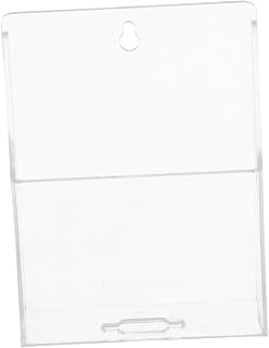 PRETYZOOM Remote Controller Wall Organizer Acrylic Phone Storage Holder
