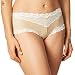 Maidenform Women's Cheeky Micro Hipster with Lace, Latte Lift/Ivory, Medium/6