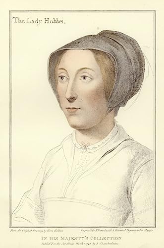 Affiche Toile Elizabeth the Lady Hob Hans Holbein le Jeune Décoration Murale Salon 60x90cm
