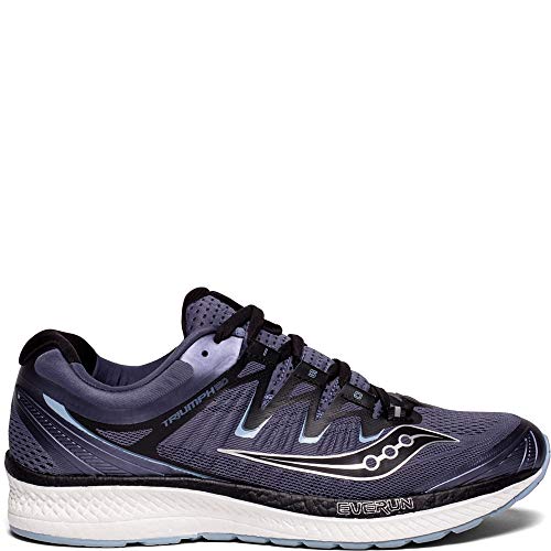 Saucony Men's Triumph ISO 4 Running Shoe, Grey/Black, 10.5 Medium US