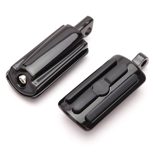 Repose cale pied moto anti-vibration en caoutchouc noir pour Softail et Dyna