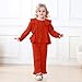 GRNSHTS Toddler Girl Clothes Baby Girl Fall Outfits Cute Baby Girls Clothing Pant Sets Red Toddler Girl Outfits 12-18 Months