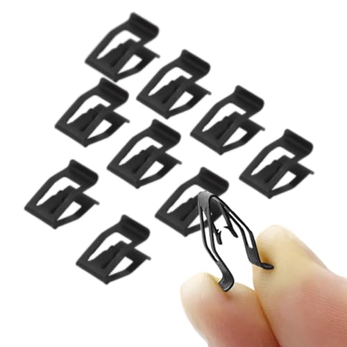 10 PCS Metal Dashboard Trim Clips, Universal Automotive Front Console Dash Retainer, Car Interior Clip Fasteners Replacement for Most Vehicles