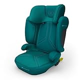 Kinderkraft XPAND 2 PRO i-Size Kindersitz 100–150 cm, mit ISOFIX oder Fahrzeuggurt, höhen- und breitenverstellbar (DUO EXPAND), H-GUARD+ Kopfstütze, SPS Seitenaufprallschutz, faltbar, Grün