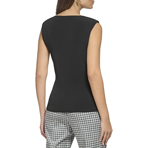 Dkny Women's Everyday Casual Sleeveless Top, Black #TOP3