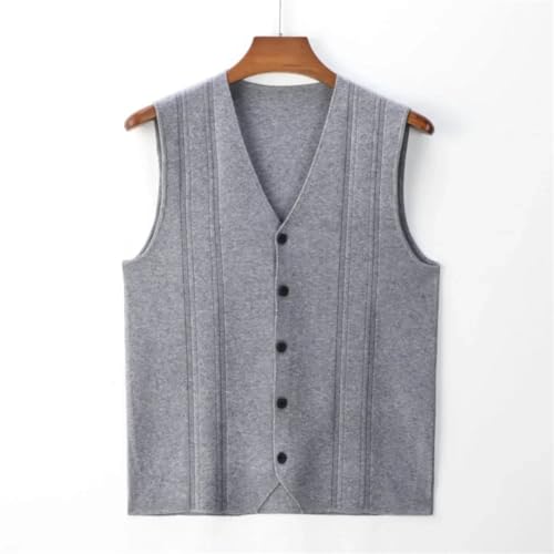 Men's Business Casual Sleeveless Vest Cardigan Sweater Warm Knitted Tops4