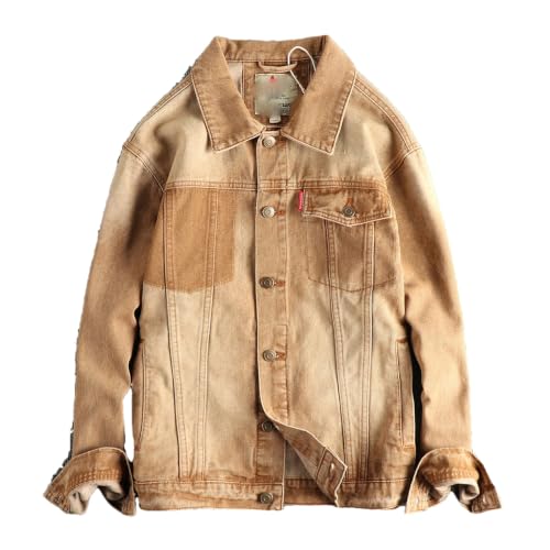 Chaqueta vaquera de estilo streetwear holgado para vestir cómodo en la ciudad