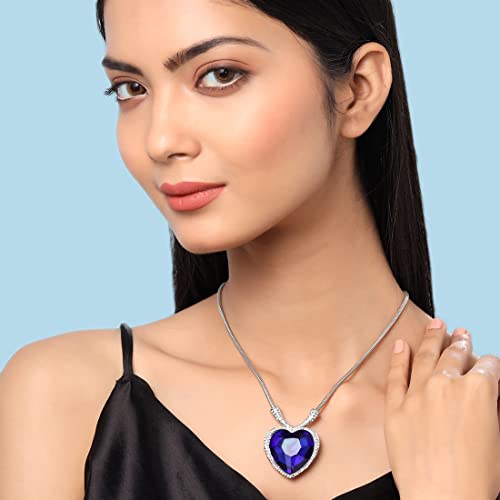 TITANIC Crystal Heart Pendant Necklace