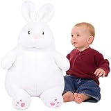 ARELUX Giant 22in Big Rabbit Plush Large Stuffed Animal Hugging Pillow: Soft Jumbo Sleeping Body Warm Fluffy Pillow Adorable Chubby Plushie Toy Gifts for Boys Girls