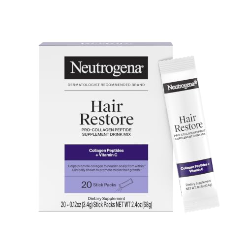 Neutrogena Hair Restore Pro-Collagen Peptide Supplement, 20 Packs - image 1
