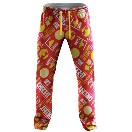 Kellogg’s Mens Cheez-it, Eggo & Frosted Flakes 2-pc Lounge Set With Tee & Lounge Pant in Gift Box, Multiple Designs in S-xl 2-piece Set Cheez-it! S3