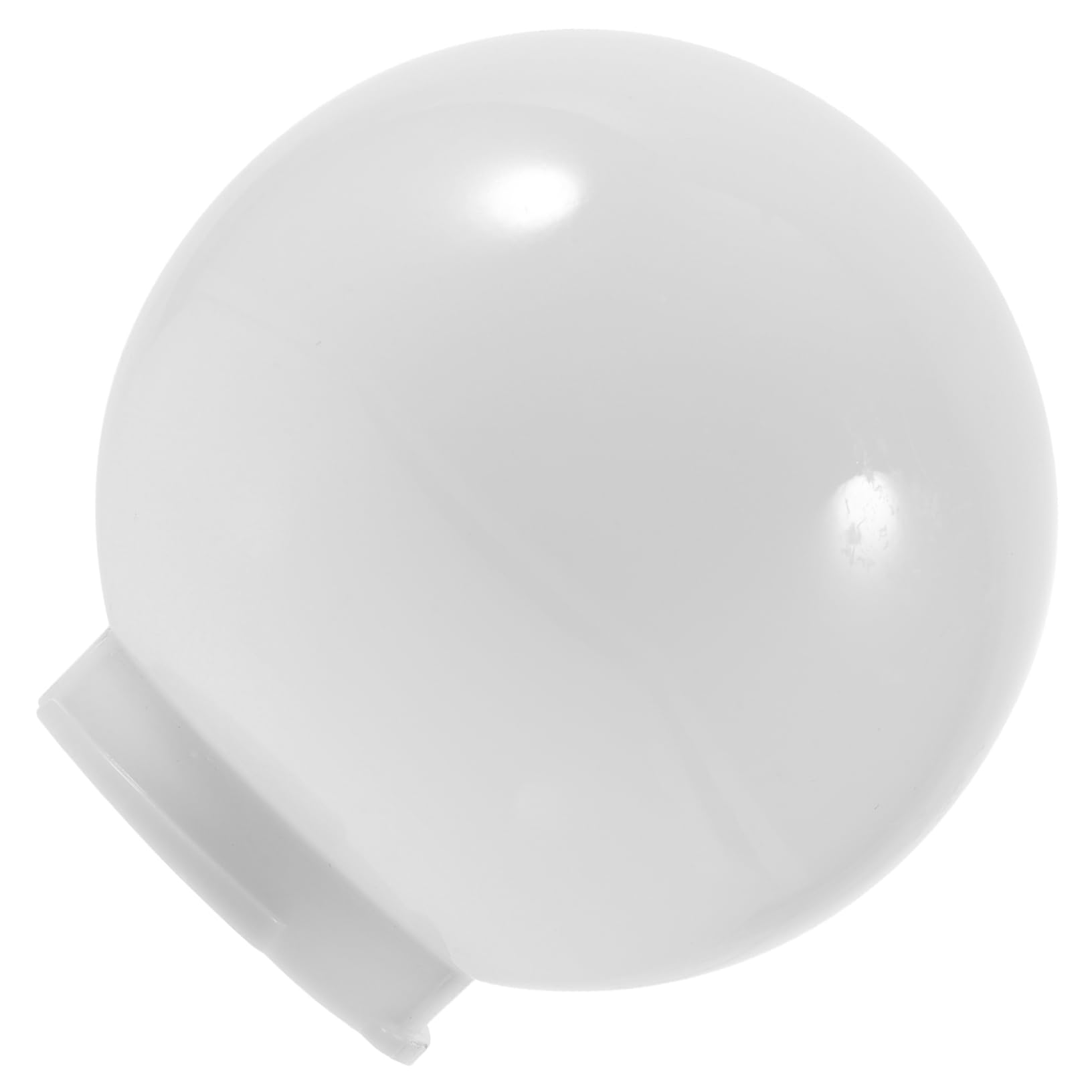 KONTONTY Acrylic Globe Lampshade 6 Inch Round Spherical Light Cover for Wall Lamp Suitable for Indoor Bathroom and Outdoor Patio Use