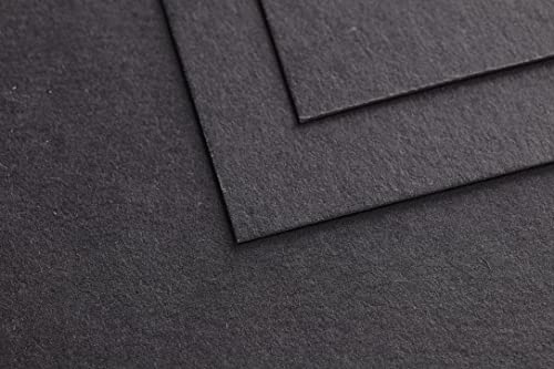 Clairefontaine - Ref 975168C - Paint'ON Multi-Technique Black Paper Pad (20 Sheets) - A5 Size, 250gsm Heavyweight Paper, Slight Rough Grain, Acid Free, pH Neutral by Clairefontaine - Image 3