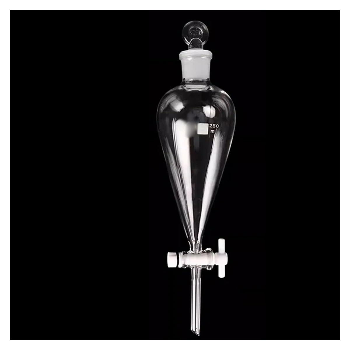 Équipements et fournitures de laboratoire Entonnoir de séparation en verre avec goulot standard, 1 pièce, 30 ml/60 ml/125 ml/250 ml/500 ml/1000 ml, for laboratoire