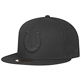 indianapolis colts roster 2016 Black On Black Collection New Era 59Fifty Cap - NFL Black Indianapolis Colts - 7 1/8
