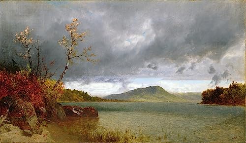 Lac George de Frederick Kensett affiche sur toile decoration salon 60x90cm