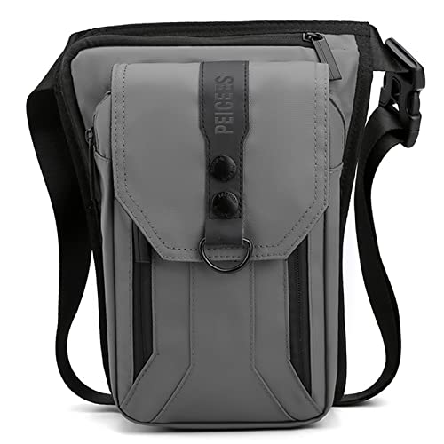 Peicees Leg Bag for Men Fanny Packs Women Men’s Outdoor Thigh Bags Motorcycle Ride Crossbody Backpack Shoulder Sling Pack Camping Hiking Cycling Riding (Gray) Peicees Leg Bag for Men Fanny Packs Women Men’s Outdoor Thigh Bags Motorcycle Ride Crossbody Backpack Shoulder Sling Pack Camping Hiking Cycling Riding (Gray)
