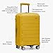 Traveler's Choice Pagosa Hardshell Expandable Luggage with Spinner Wheels, Yellow, 30-Inch Large