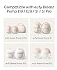 eufy Original 21mm Sizing Inserts (2-Pack) for Wearable Breast Pump S1/S1 Pro/E10/E20, Silicone Sizing Inserts, Easy to Install and Use, Comfortable and Precise Fit for Better Suction