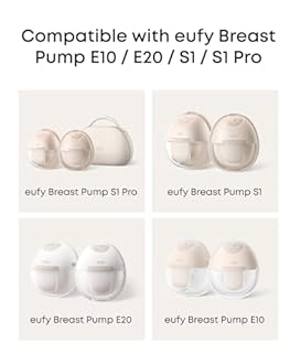 eufy Original 21mm Sizing Inserts (2-Pack) for Wearable Breast Pump S1/S1 Pro/E10/E20, Silicone Sizing Inserts, Easy to Install and Use, Comfortable and Precise Fit for Better Suction