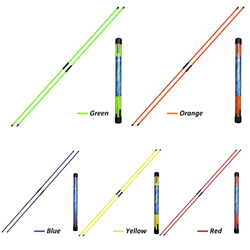 Zwbfu 2 peças dobráveis de Alinhamento de Golfe Tacos Indicador de Golfe Acessórios de Equipamento d