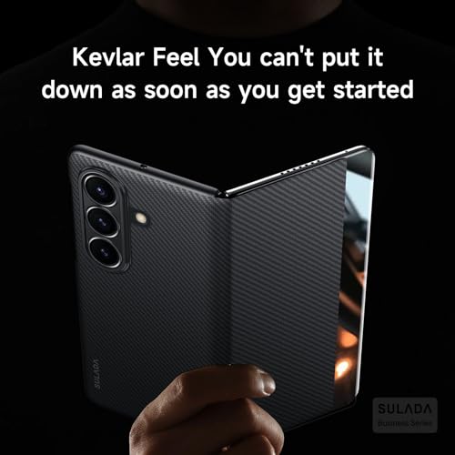 Coque magnétique Huawei Mate XT fibre d'aramide fine et antichoc