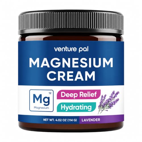 Venture Pal Topical Magnesium Cream, Highly Concentrated Magnesium Lotion