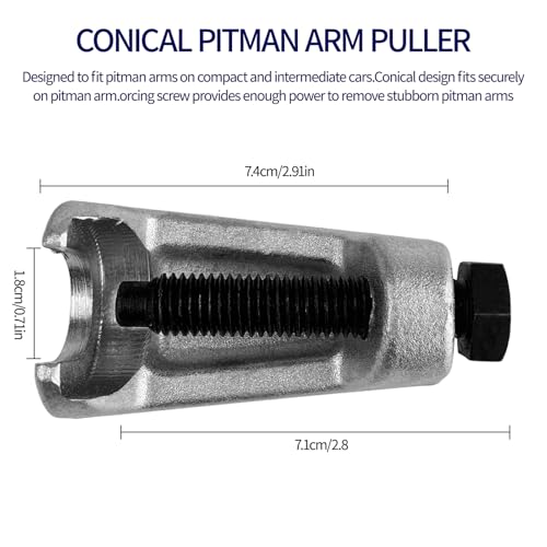 TERRARIDE 3 Set Spurstangenkopf Ausdrücker, Kugelgelenk Traggelenk Abzieher, Kugelgelenkabzieher Abzieher, Rostschutz, Verschleiß Festigkeit Metall Werkzeug für Fahrzeuge Auto LKW Reparatur