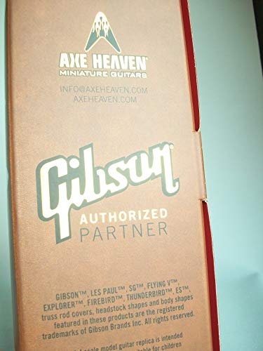 Guitare miniature Gibson SG doule manche – Axe Heaven - Les Beatles, Paul McCartney, John Lennon, RIngo Starr, George Harrison Guitare miniature Gibson SG doule manche - Axe Heaven – Image 7