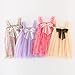 Toddler Girl Tulle Dress Summer Ruffle Sleeveless Baby Girl Fashion Casual Dresses Kids Sundress Baby Party Dress (Hot Pink, 4-5 Years)