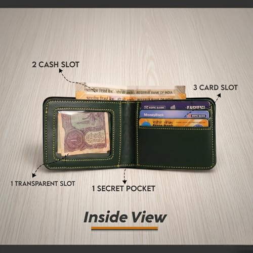 Image of Personalised Vegan Leather Men's Wallet | Custom Name Engraved Wallet with Charm | Free Metal Name Keychain | Gift for Him