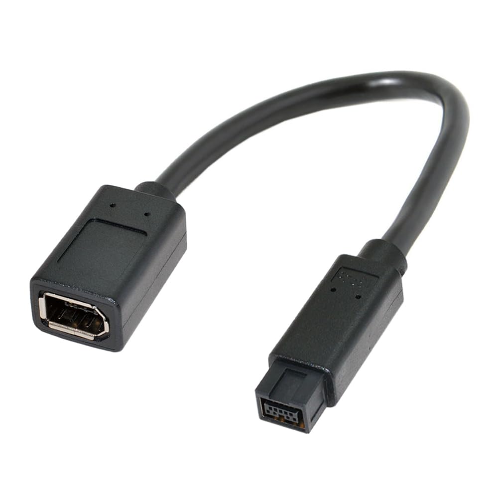 IEEE 1394 6Pin Femmina a 1394b 9Pin Maschio Firewire 400 a 800 Cavo 20cm
