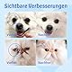 Oivolii Tränenfleckenreiniger für Hunde und Katzen – 60ml, mit 20 Wattepads, Professionelle natürliche Formel, Tränenflecken sanft entfernen, für empfindliche Augenpartien