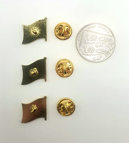 EU Europäische Union Land Metall Emaille Flagge Pin Badge 3 Stück, Metall