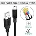 SaiTech IT 2 Pack USB 2.0 A to Mini 5 pin B Cable for External HDDS/Camera/Card Readers/MP3 Player-Black -35cm(1 feet)
