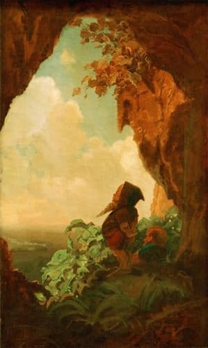 Peinture Poster Affiche Décorative Graffiti Art Mural Carl Spitzweg 60x90cm maison