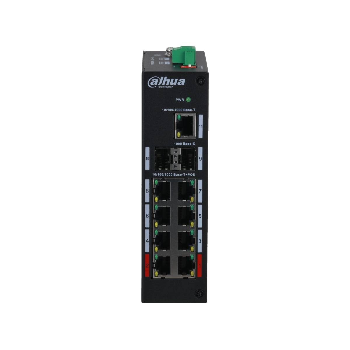 Switch PoE Dahua DH-PFS3211-8GT-120-V2 8 Porte 2x SFP 1x Uplink
