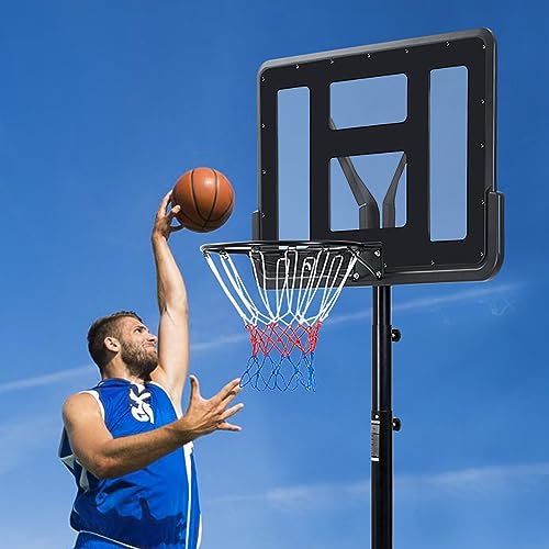 image for GarveeLife Basketball Hoop Outdoor,6.6-10ft Height Adjustable Outdoor 