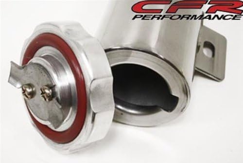 19" x 2" Stainless Steel Radiator Overflow Tank - Compatible/Replacement for Chevy/Ford/Mopar