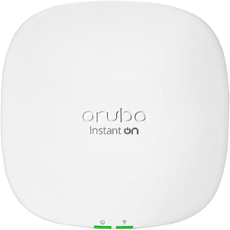 HPE Networking Instant On Access Point AP25 4x4 WiFi 6 Indoor Wireless Access Point | Power Source Not Included | US Model (R9B27A), Dual-Band
