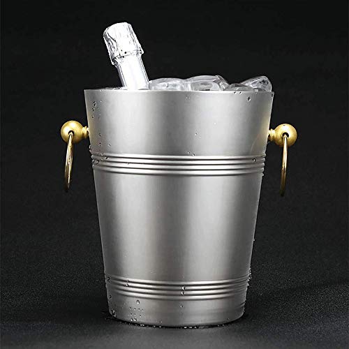 Cubo de champán de acero inoxidable de 3 L para enfriar bebidas 3