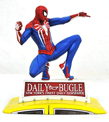 Diamond Select Marvel Gallery PVC Diorama PS4 Spider-Man on Taxi 23 cm Statues