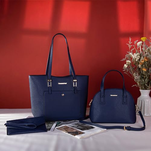 Image of Montana West 3PCS Purses for Women Tote Bag and Wallet Set Shoulder Satchel Handbags