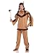 Forum Novelties Men's Adult Native American Brave Costume, Multi Colored, One Size