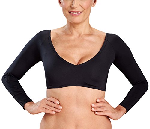 Preisvergleich Produktbild Kasheer ShapeTop / Figurformende Shapewear Damen / schlankere Oberarme in ärmellosen Kleidern / Perfekter Shaping-Effekt-38-Schwarz